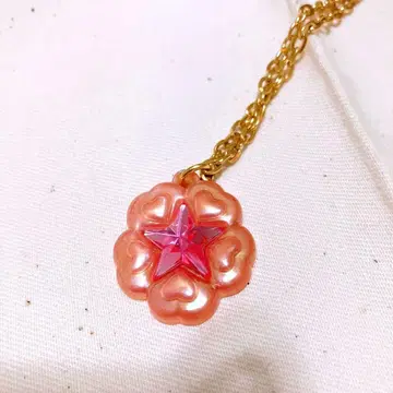 2004~5 세본스타 헤이세이 레트로 펄 플라 헤이세이 여아 핑크 목걸이