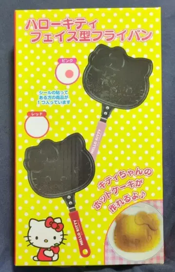 미사용 새상품 무료배송! 헬로키티 페이스형 프라이팬