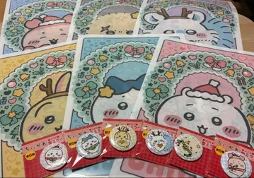 치이카와 A4 클리어 파일 캔 거울 각 전 6종 컴플리트 세트