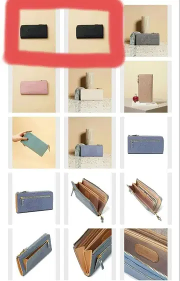 새상품 택 포함 한정 가격 TOPKAPI 블랙 장지갑 LUCIA 루치아