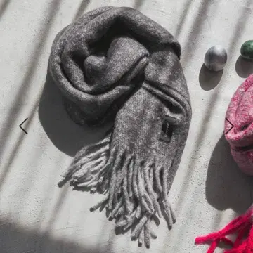 택 포함 새상품 JEANASIS 지나시스 MIX 컬러 스톨 머플러