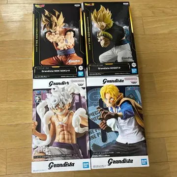 Grandista 피규어 손오공 오지터 루피 사보 4종