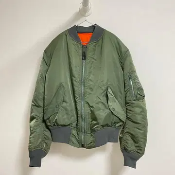 ALPHA 알파 ma-1 플라이트 자켓 USA제 리버서블