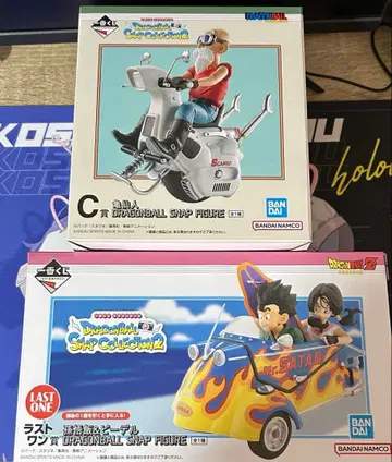 드래곤볼 제일복권 라스트 원상 손오반&비델 c상 무천도사 피규어