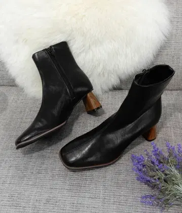 minia 미니아 숏부츠 블랙