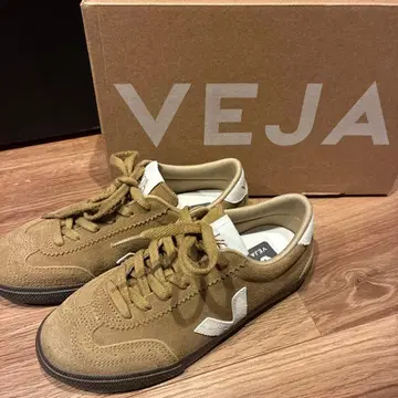 새상품 VEJA 스웨이드 브라운 스니커즈 박스 포함