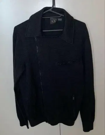 [ ARMANI EXCHANG ] 집업 니트 자켓 다크 그레이 M
