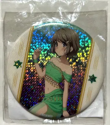 청춘 돼지 녀석 코가 토모에 홀로그램 캔뱃지 무희 아라비안