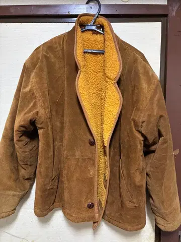 브라운 스웨이드 자켓