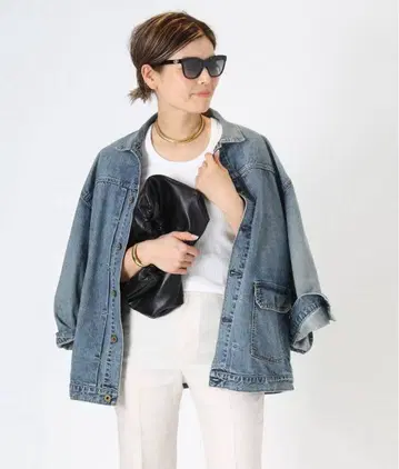 Deuxieme Classe JOHNBULL 커버올 데님 자켓