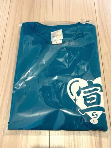 초 두근거림 선전부 토키센 선전부원을 위한 스테디셀러 T셔츠 L 파란색