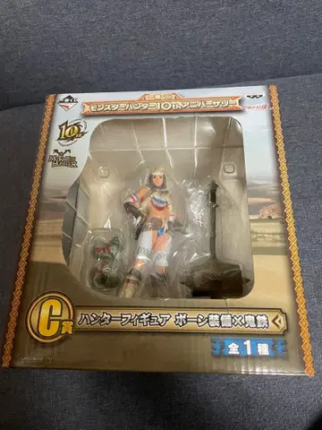 제일복권 몬스터 헌터 10주년 C상 헌터 피규어 본 장비