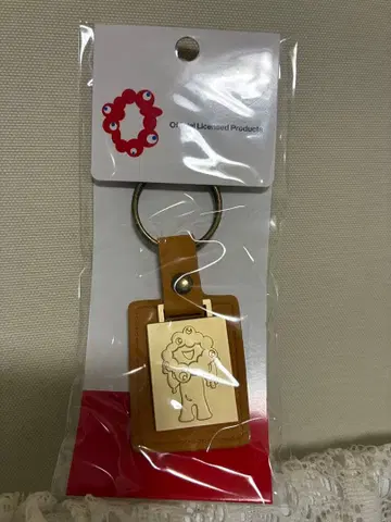 미야쿠미야쿠 캐릭터 골드 엠보싱 PU 가죽 키링