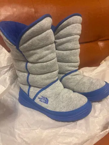 THE NORTH FACE 다운 부츠 그레이/블루