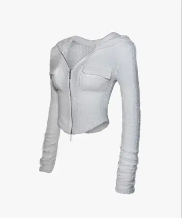 THEREDTHREAD S w zip brushed hoodie