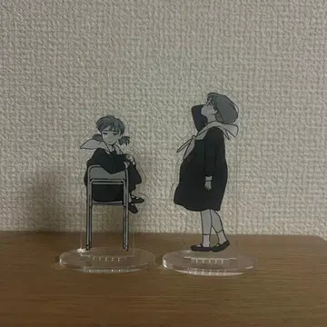 메바치 화이트 블랙의 꿈 전시회 아크릴 스탠드 세트