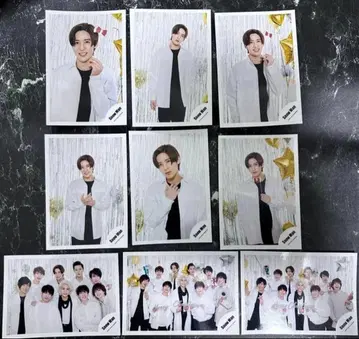 새상품 Snow Man 집합 메구로 렌 개인 크리스마스 그리팅 사진 9장