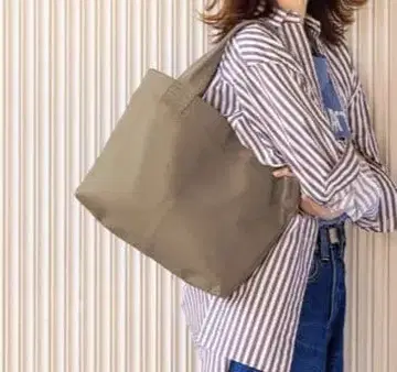 하르메크 경량 토트백 시어링 가죽 퓨어 레드 M