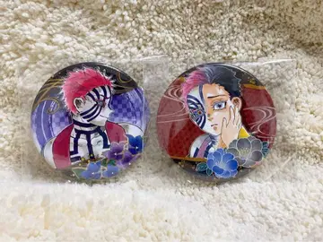 귀멸의 칼날 컬렉션 캔뱃지 아카자 하쿠지