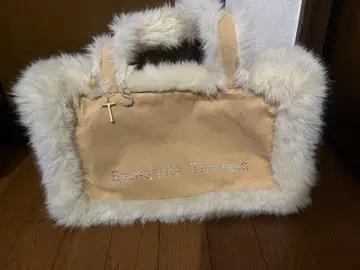 퍼 토트백 베이지 Samantha Thavasa