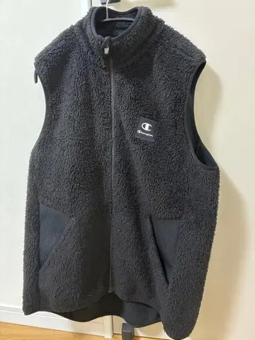 Champion 플리스 베스트 XL 블랙