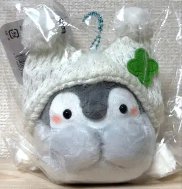 코우펜짱 솜사탕 눈 모자 마스코트