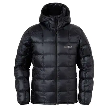 몽벨 스페리오 다운 후드티 남성용 블랙