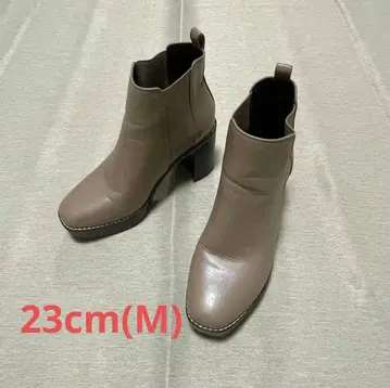 오리엔탈 트래픽 사이드 고어 부츠 중간 힐 23 cm