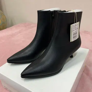 스콧 클럽 블랙 스틸레토 부츠