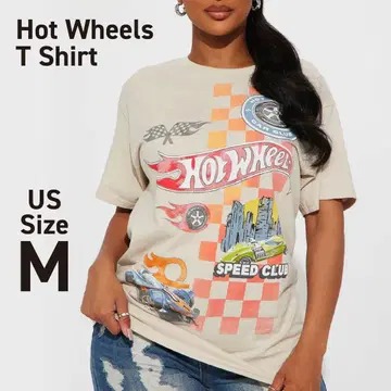 핫휠 Hot Wheel 티셔츠 크림