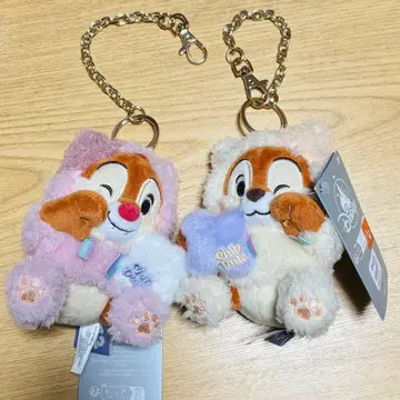 홍콩 디즈니 칩과 데일 겨울 모코모코