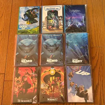 HAPPY 복권 픽사 PIXAR H상 엽서북 묶음 판매