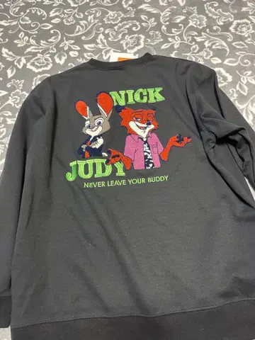 주토피아 닉 주디 트레이닝복 맨투맨 LL