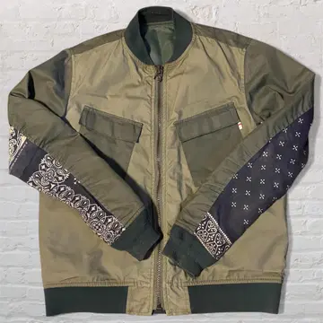 WHIZ LIMITED 리버서블 MA-1 반다나 밀리터리 자켓