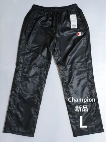 새상품 챔피온 스포츠 팬츠 블랙 L 사이즈 남성용 방풍 발수 보온