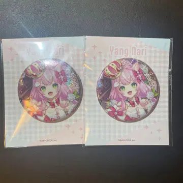 얀나리 애니카페 벌스데이 캔뱃지