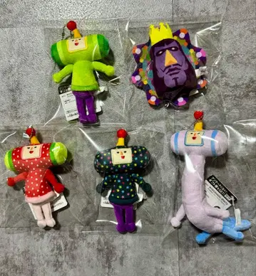 카타마리다마시 카방에 걸 수 있는 봉제 인형 전 종류 세트