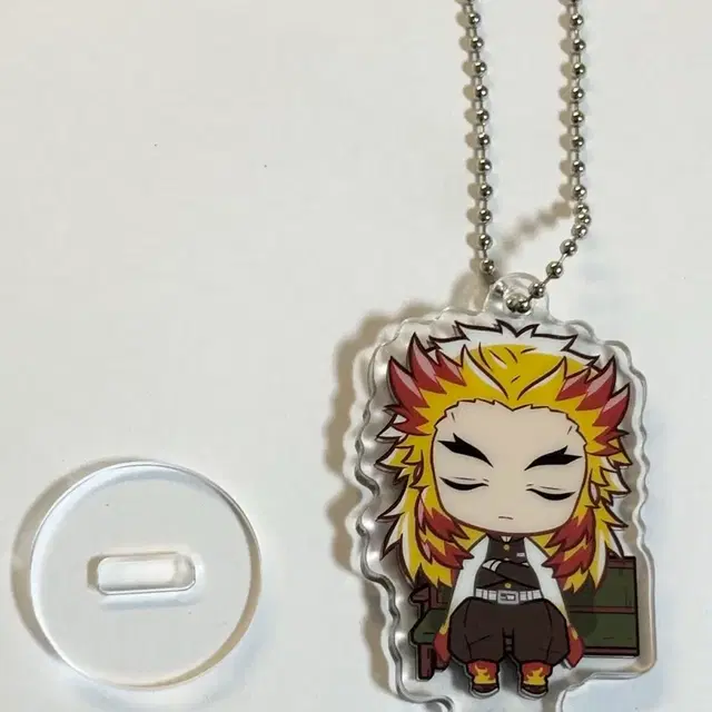 귀멸의 칼날 렌고쿠 쿄쥬로 코코미에 아크릴 스탠드 키링 가챠 무한열차