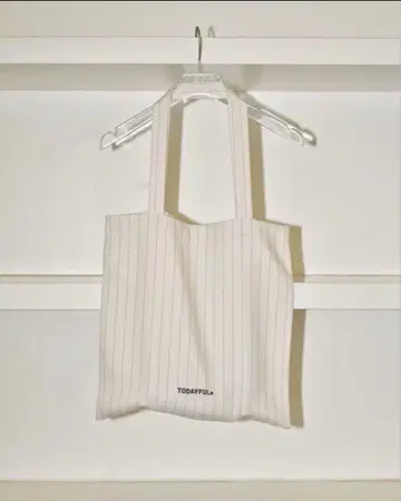 [ 새상품급 ] TODAYFUL 토트백 스트라이프