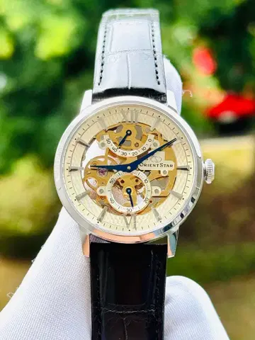 ORIENT STAR 스켈레톤 수동 와인딩 손목시계