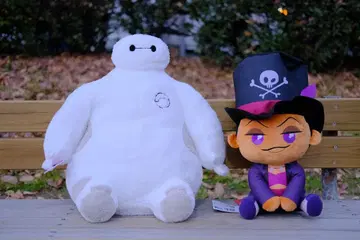 빅 히어로 맥스와 해적풍 캐릭터 봉제 인형 세트