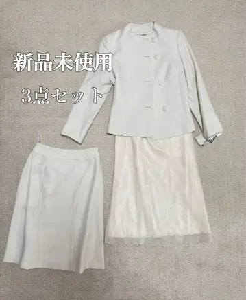 미사용 새상품 포멀 세레모니 3세트 자켓 스커트 원피스