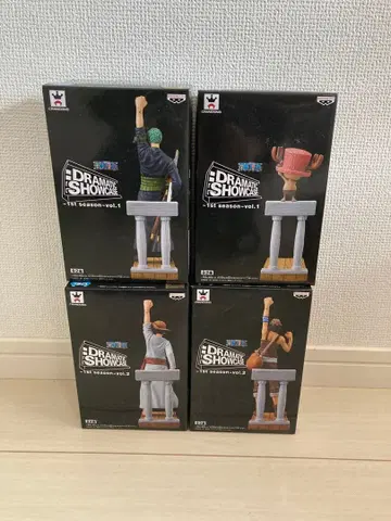 [ 기간 한정 가격 ] 원피스 DRAMATIC SHOWCASE 4체 세트