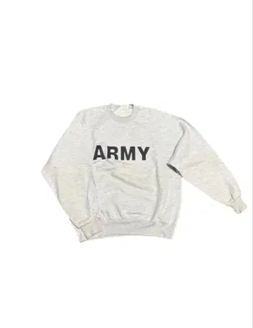 JERZZS 그레이 ARMY 맨투맨 구제 의류