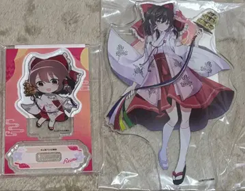 동방project 하쿠레이 레이무 아크릴 스탠드 2점