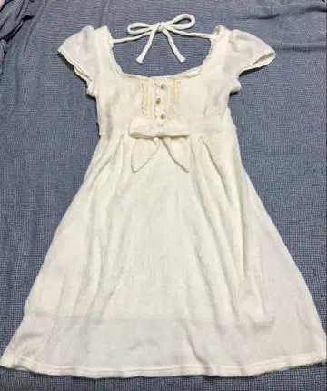 레어 리즈리사 BIG 리본 홀더넥 원피스 보들보들