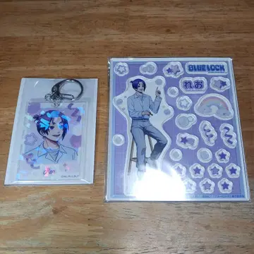 미카게 레오 Soap bubbles 플레이크 부품 & 키링 블루 록