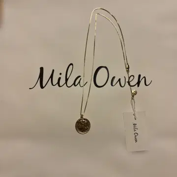 미사용 새상품 Mila Owen 골드 코인 목걸이 미라 오웬