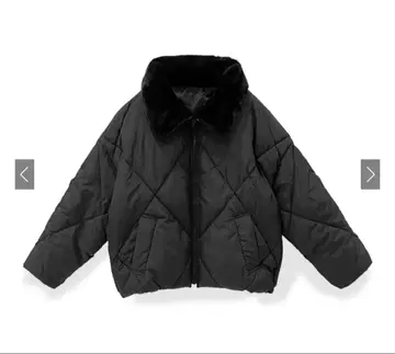 GRL 2Way 퍼 칼라 퀼팅 다운 자켓[fo1592]