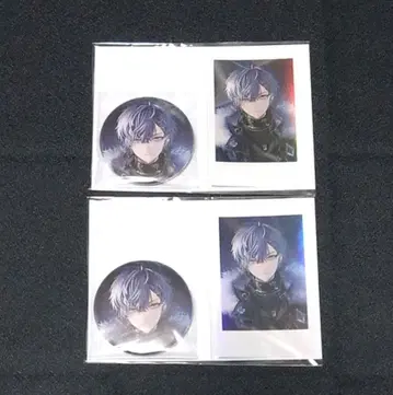 니지산지 생일 코야나기 로우 캔뱃지 & 폴라로이드 세트